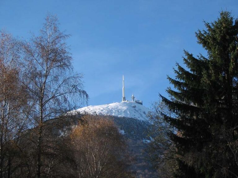 Vol d’hiver en  Auvergne